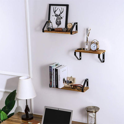 가구 필수품 춘천 비탈럭스 고형 표면 나무 떠있는 벽 선반 세트 3개