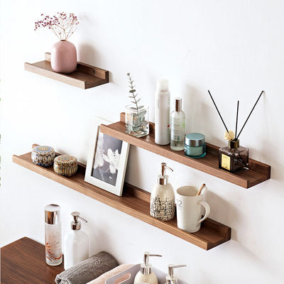 NO 벽에 장착 된 보관 및 가정 장식용으로 팽창 할 수있는 시골 바위 나무 선반