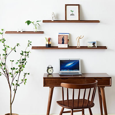 NO 벽에 장착 된 보관 및 가정 장식용으로 팽창 할 수있는 시골 바위 나무 선반