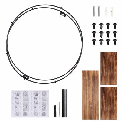 화상 프레임 및 목재 금속의 선드리를 표시하기 위한 떠있는 매달린 선반