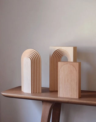 현대 디자인 맞춤형 목재 가정 장식 그래픽 일러스트레이션 예술 장식 아치 조각