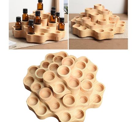 15ml 및 10ml 에센셜 오일 병 디스플레이 스탠드 랙 사용자 지정 로고 허용