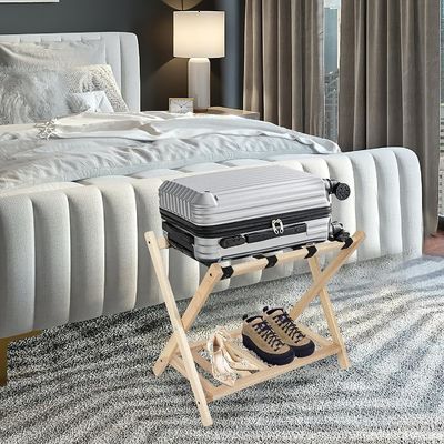 높은 양 2 계층 접이 가능한 수하물 래크 셰프 및 중용 나일론 벨트