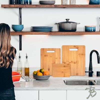 커스텀 사이즈 및 실크 스크린 인쇄 를 위한 3 조각 의 대용량의 대나무 절단판