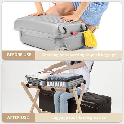 높은 양 2 계층 접이 가능한 수하물 래크 셰프 및 중용 나일론 벨트