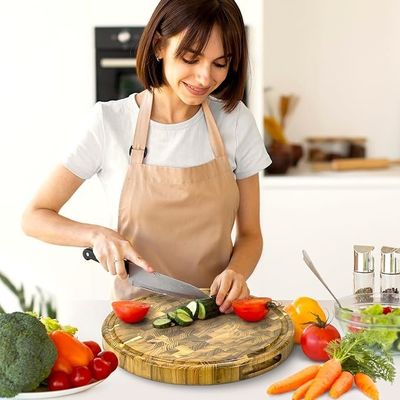 환경 친화적인 디자인과 주스 굴레와 함께 15 인치 목재 절단 보드