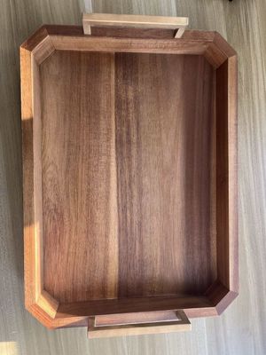 맞춤형 디자인 커피 테이블에 대나무 직사각형 서빙 트레이