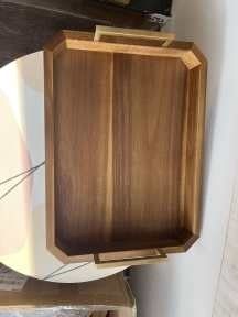 맞춤형 디자인 커피 테이블에 대나무 직사각형 서빙 트레이