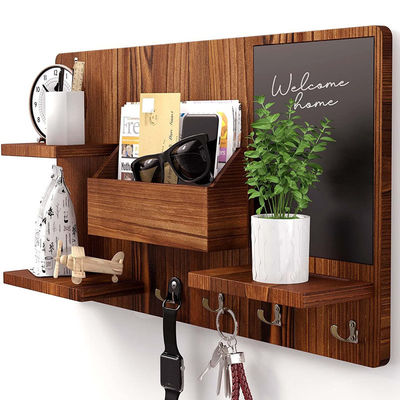 OEM 목재 벽 선반 옷 갈고리 입구 조직 코트 갈고리 키 래크 메일 홀더 창의적인 벽 헝거 홀더