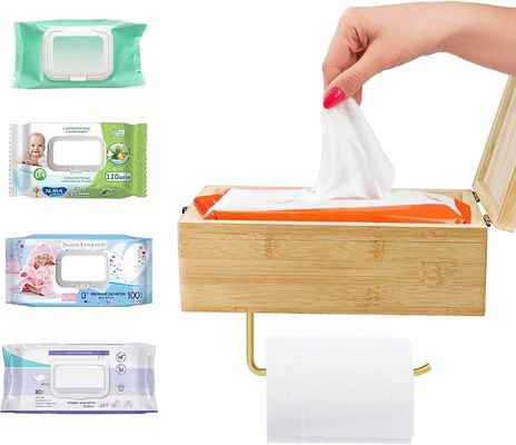 책상 또는 스포츠 양배추 벽에 장착 된 빗 조직 저장 상자와 화장실 종이 보관 상자