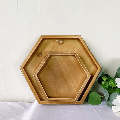 맞춤 손으로 만든 자연 나무 둥근 케이크 서드 세트 결혼식 8-10 인치 무료 샘플 요금