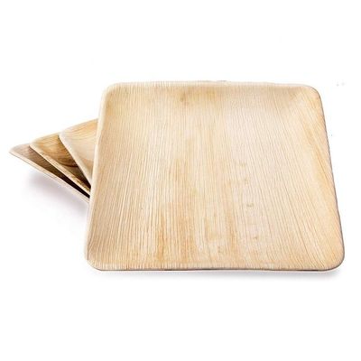 6x9 인치 팜 잎 광장 파티 저녁 식탁 친환경 및 비즈니스 선물 기회