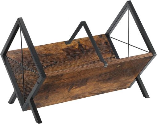 잡지 책 파일 앨범의 빠른 조립 및 저장을위한 목재 비닐 레코드 디스플레이 랙