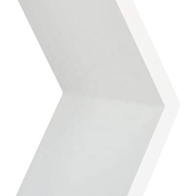 목재 조각 된 헥사곤 벽 선반 집합 농장 집 장식 조직