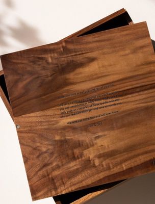 개인화 된 로고 기념품 및 저장 용기용 현대 미니멀리스트 사용자 지정 메모리 박스