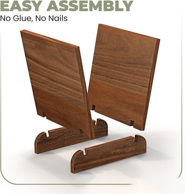 다기능 디자인 저장용 고밀 아가씨 나무 비닐 레코드 홀더 플립 디스플레이