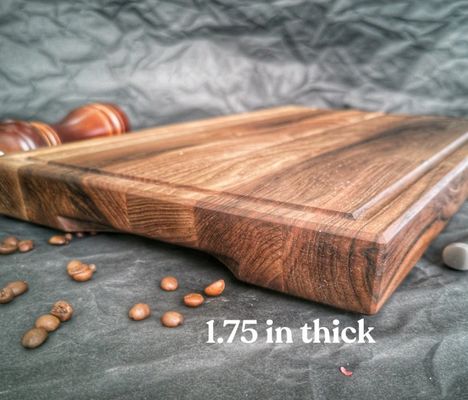 사용자 지정 로고 수용 1.75 두꺼운 큰 너트 절단 보드 주스 굴레