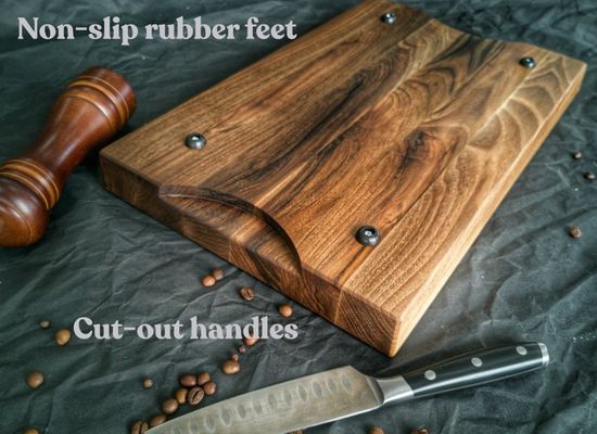 사용자 지정 로고 수용 1.75 두꺼운 큰 너트 절단 보드 주스 굴레