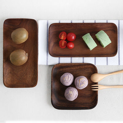 24.8x12.8x2cm 친환경 나무 서비스 트레이 무료 샘플과 맞춤 노르딕 스타일