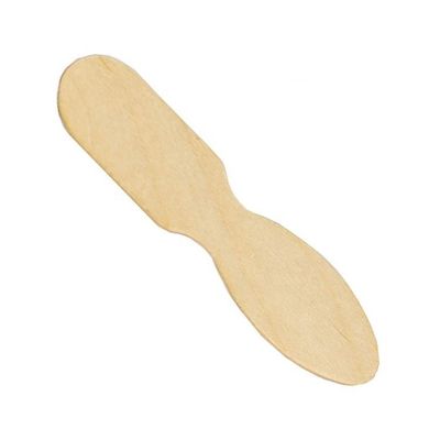 사용자 지정 로고 나무 아이스크림 스틱 비치 나무에서 개인화된 미니 스푼
