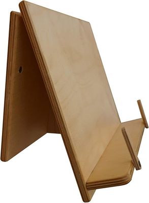 목재 벽 장착 책 보관 장치 조정 가능한 요리 책 기기 부엌 카운터 디스플레이