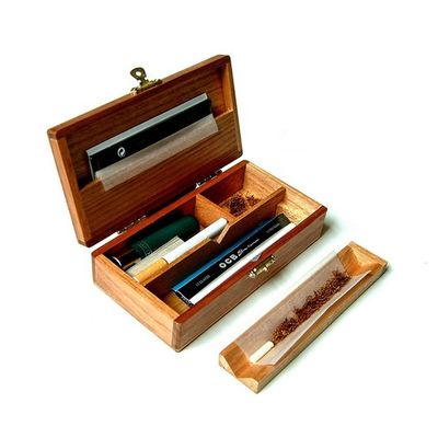 사용자 정의 로고 및 라크 코팅 옵션 시가 포장 상자에 대한 나무 유미도르