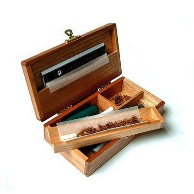 사용자 정의 로고 및 라크 코팅 옵션 시가 포장 상자에 대한 나무 유미도르