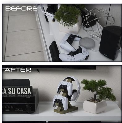 비디오 게임 컨트롤러 헤드셋 스탠드