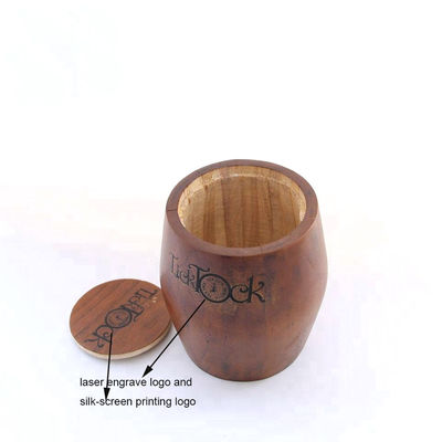 바 나무 위스키 피클 배럴 사용자 지정 로고로 받아 들일 수 있고 자연스러운 스타일