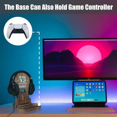 호텔 홈 욕실 장식 목재 헤드셋 스탠드 게이머 십대 소년의 장식