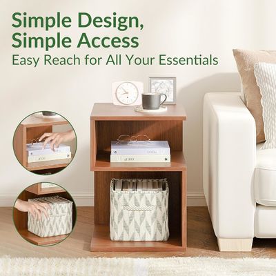 작은 공간 침실 가구 미니멀 3 층 끝 테이블