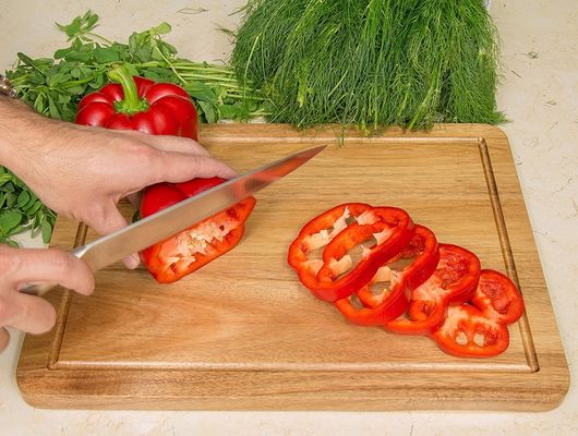 전통적인 디자인 월넛 합성 고무와 함께 작은 대나무 고래 스마트 절단 보드