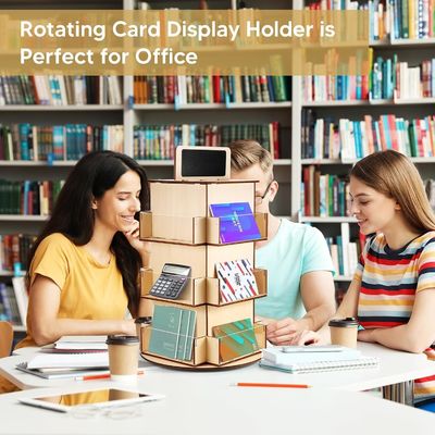 나무 유리 재료 작은 블랙보드 사용자 정의 크기와 함께 나무 우편 카드 표시 랙