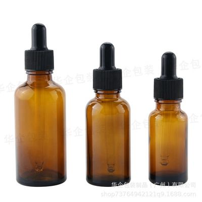 5ml 10ml 15ml 20ml 30ml 50ml 100ml 앰버 글래스 드롭퍼 병