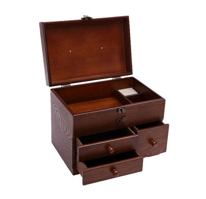 가정 공예품 및 인쇄 화상 디자인을 위한 맞춤형 접이식 목재 바느질 키트 박스