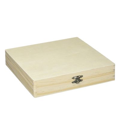 환경 친화적 인 포장 및 스탬핑 인쇄 처리용 미완성 나무 담배 상자