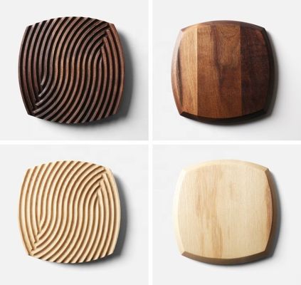 컨트리 스타일의 목재 간식 트레이 맞춤형 크기 목재 트레이를 제공하는 장식용 목재 트레이