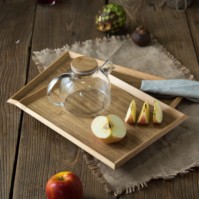 간결한 스타일 목재 음식 서비스 트레이 맞춤형 디자인 음식 및 음료에 이상적입니다