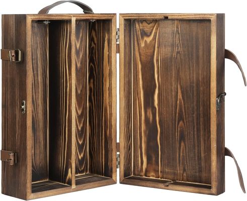 34x20x10cm 맞춤형 두 병 와인 상자