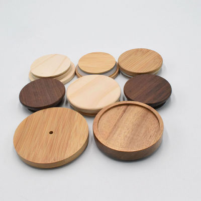 아카시아 비치 월넛 소나무 대나무 고무 오크 체리 솔리드 MDF 코크 촛불 나무 뚜??