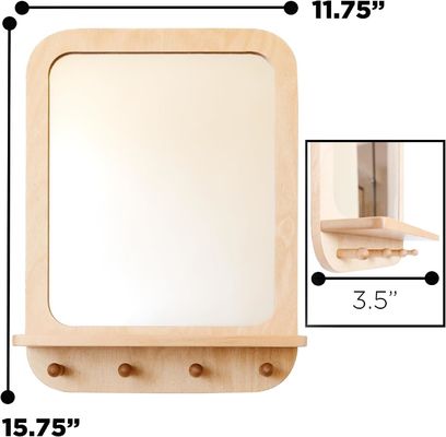 갈고리 및 선반 조직자 자체 시골 디자인 스타일