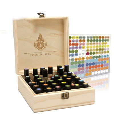 완성되지 않은 포장 Doterra 사용자 지정 로고와 함께 나무 에센셜 오일 상자 허용