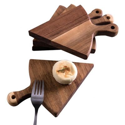 OEM ODM 받아 들여집니다 맞춤형 크기 친환경 비 스틱 저녁 식사 나무 피자 접시 서비스 트레이 6pcs