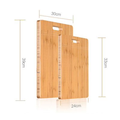 맞춤형 크기 가정용 대나무 절단판 숙소용 단단한 나무 절단판