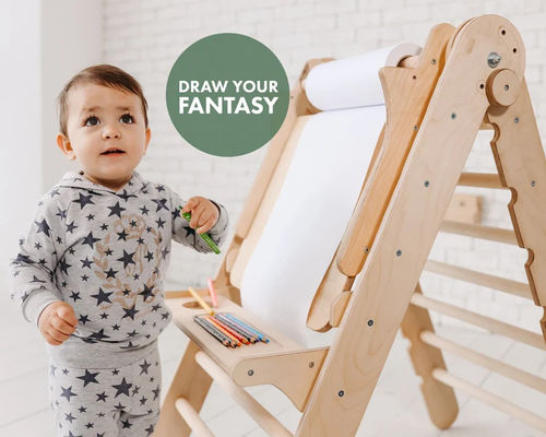 맞춤형 로고와 어린이 학습 장난감과 함께 몬테소리 등산 유아 놀이터