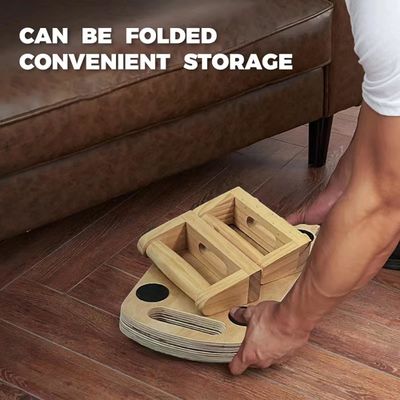 커스텀 사이즈 전문 강도 훈련을 위해 목재 접이식 푸시업 손잡이