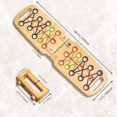 커스텀 사이즈 전문 강도 훈련을 위해 목재 접이식 푸시업 손잡이
