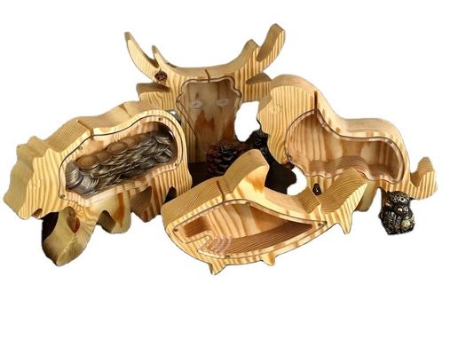 어린이 선물 목동 동물 돼지 은행 개인화 및 래크 크리스마스 놀라움