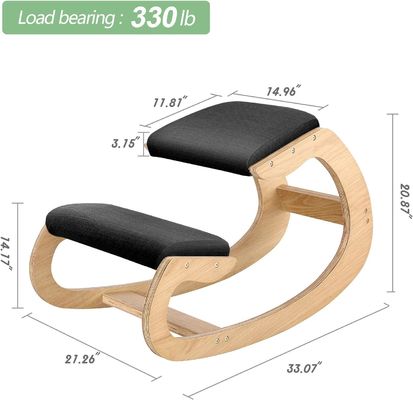 에르고노믹 무릎 흔들기 무릎 의자 현대 직립 자세 의자 홈 스쿨 오스만