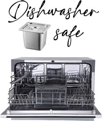 아카시아 나무 상자 부엌 콤포스트 빈 강철 접시 및 저장 버킷